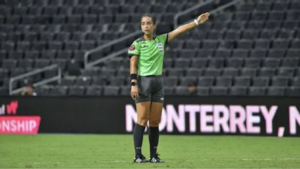 García en un encuentro de Liga MX Femenil