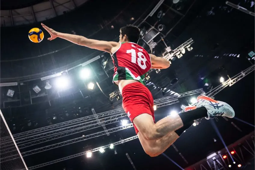 Jugador mexicano durante el partido