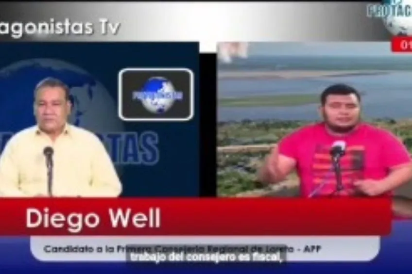 Político de Perú durante una entrevista