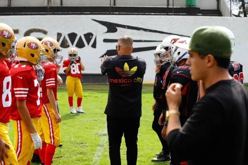 Filmación del video de NFL México