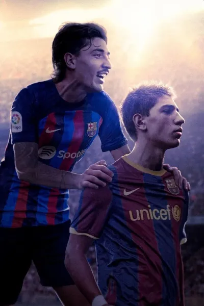 El arte con el que se hizo oficial la llegada de Bellerín