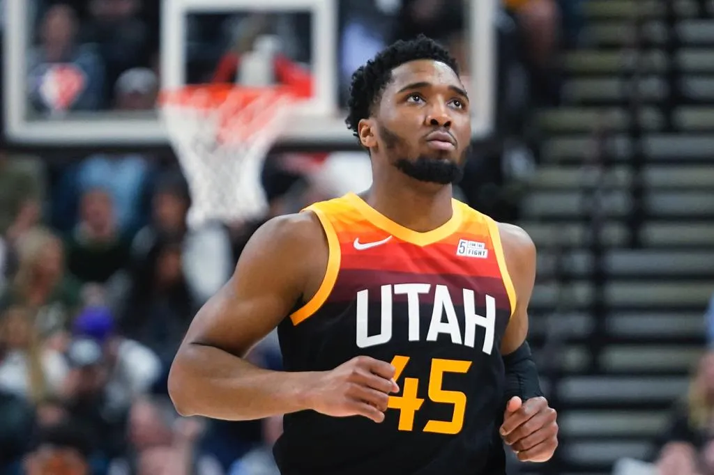 Donovan Mitchell en Utah