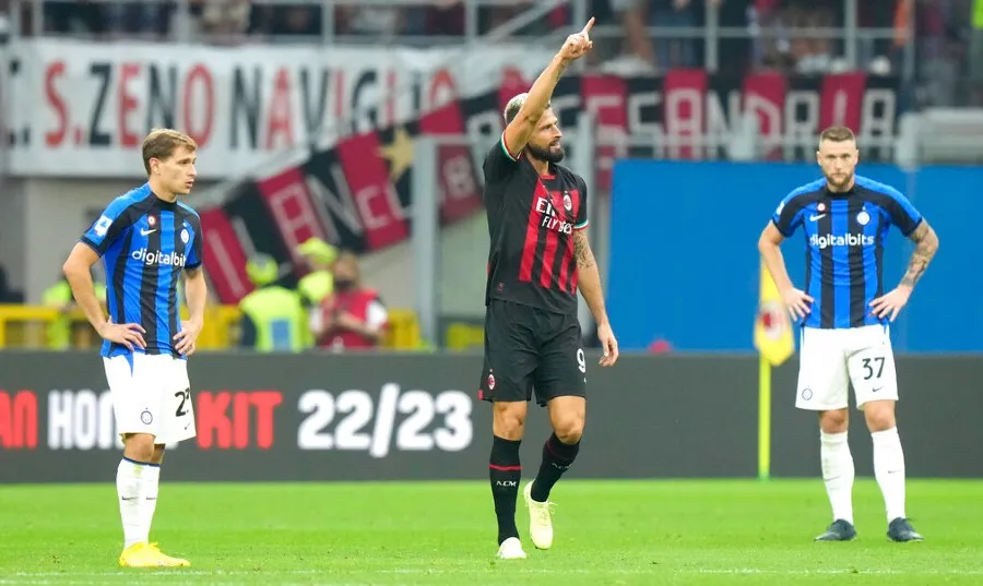 AP Olivier Giroud marcó ante el Inter