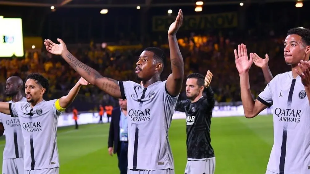 IG | @PSG PSG logró una victoria contundente en casa del Nantes