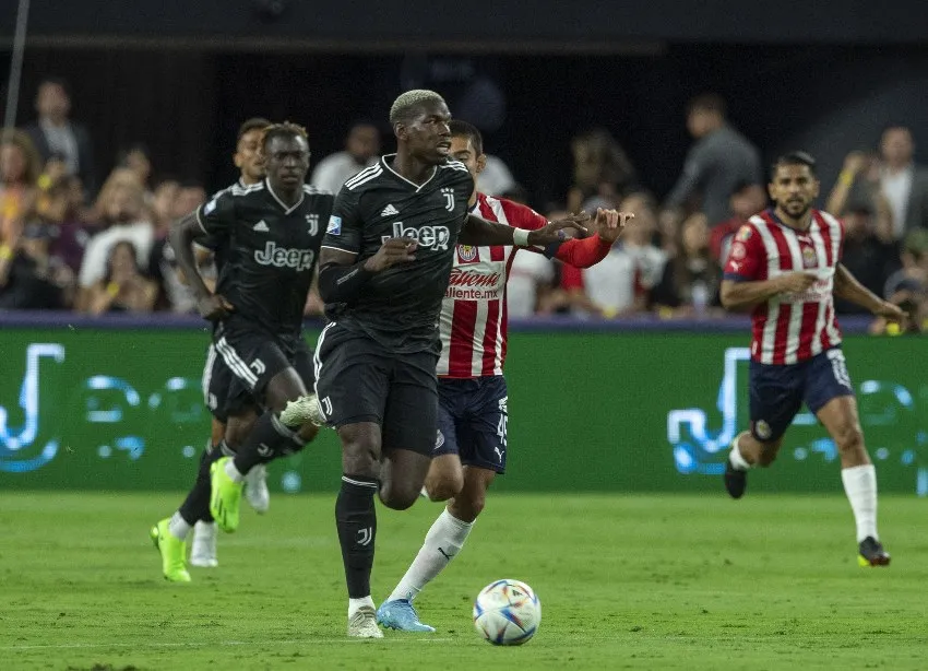 Pogba en un partido de la Juventus