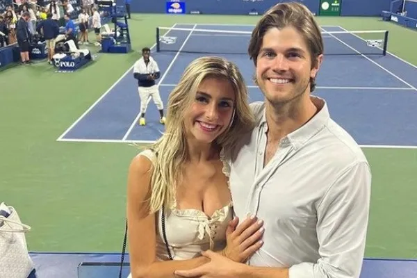 INSTAGRAM @andrew.dillinger Megan Lucky y Andrew Dillinger en el US Open 2022