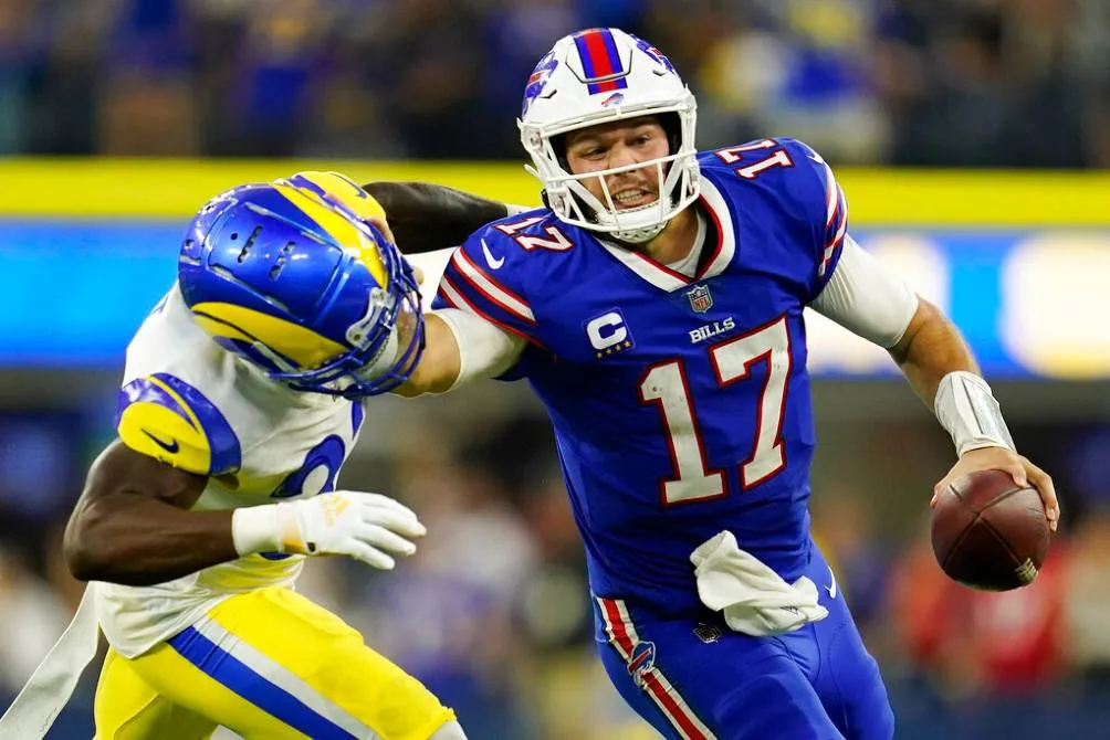Josh Allen fue el mejor jugador del partido con tres pases de anotación