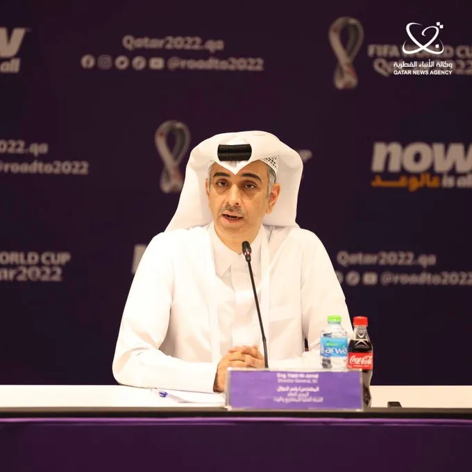 Yasir Al-Jamal en conferencia de prensa