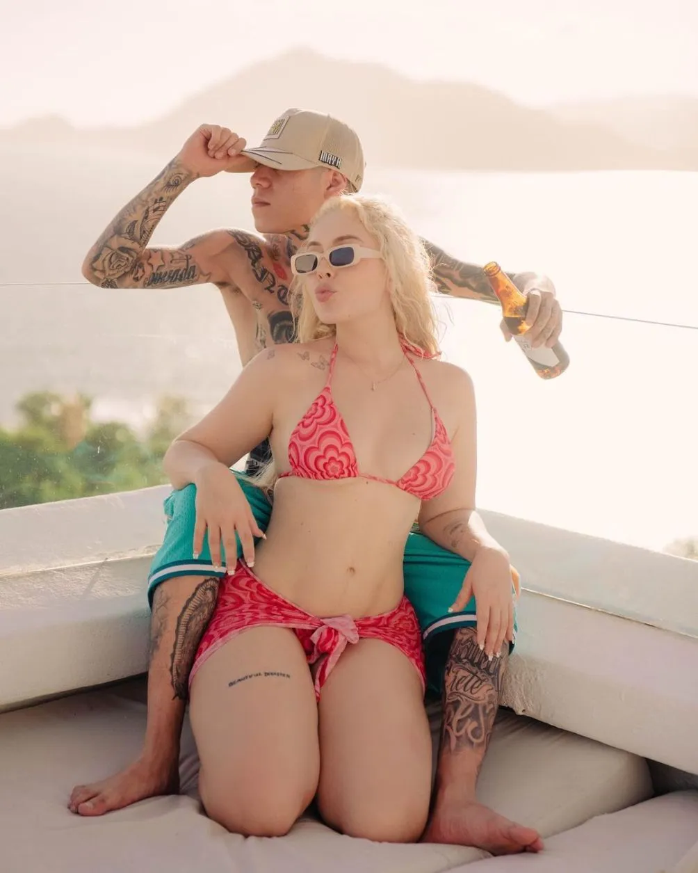 Maya Nazor, novia del rapero, reportó la detención en un live