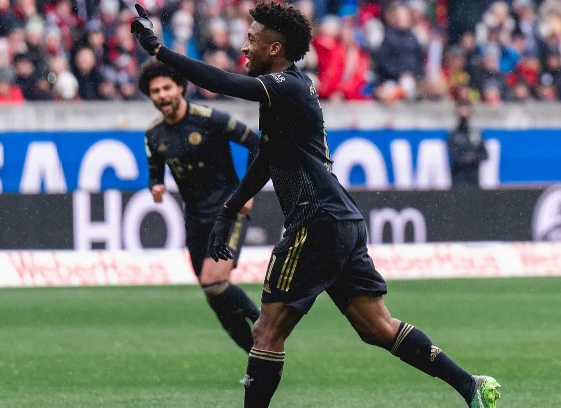 @KING_COMAN Coman Celebrando después de anotar