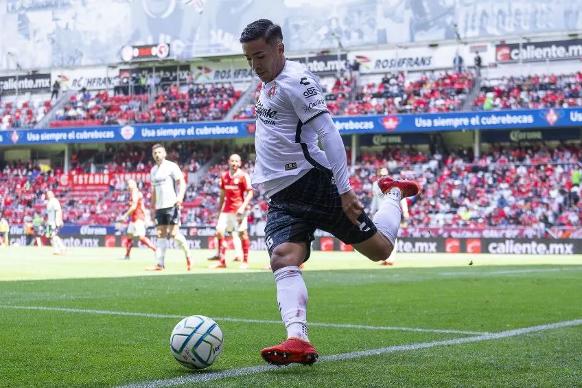 Nico Díaz durante un partido de Xolos