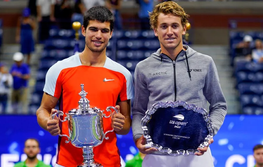 Alcaraz con Casper Ruud