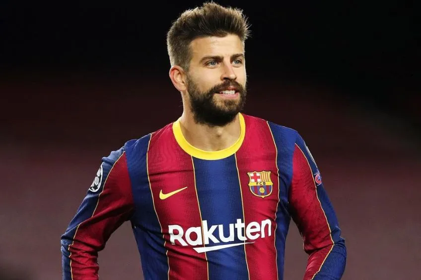 Gerard Piqué en un partido del Barcelona