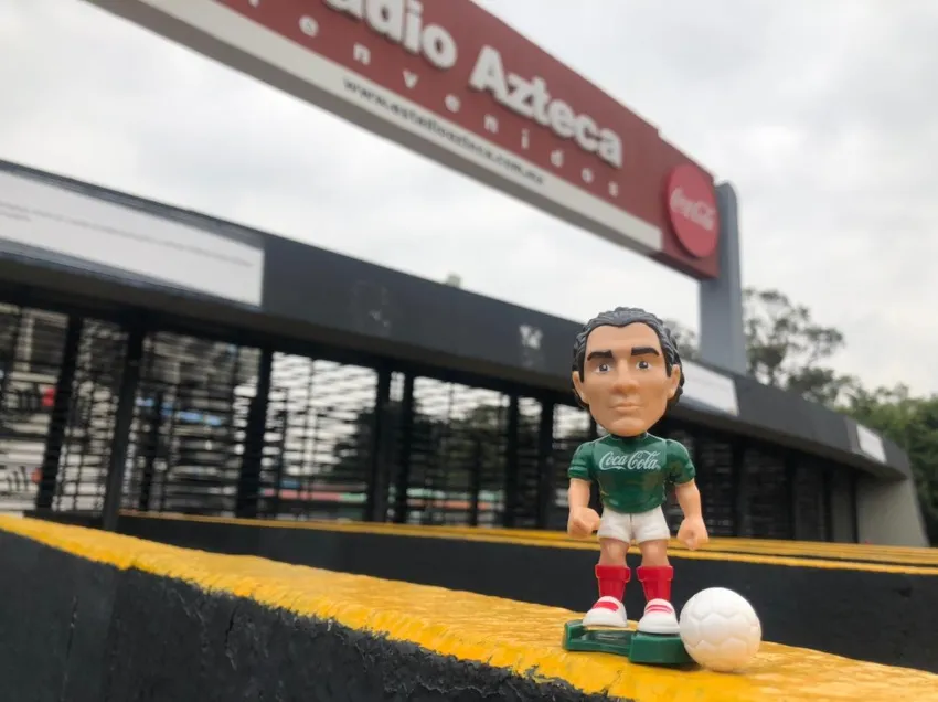 Cabezón de Coca-Cola para el Mundial