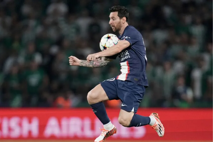 AP Lionel Messi durante un partido del PSG
