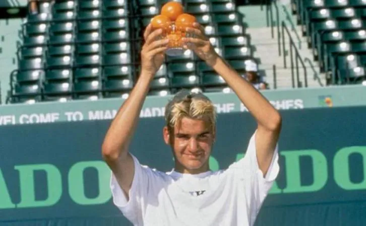 Roger Federer adolescente