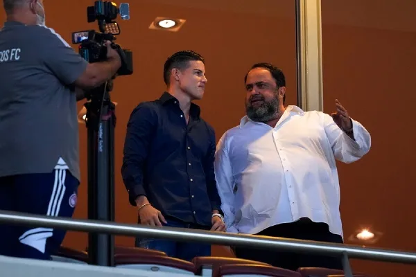 El colombiano durante su presentación en Qatar