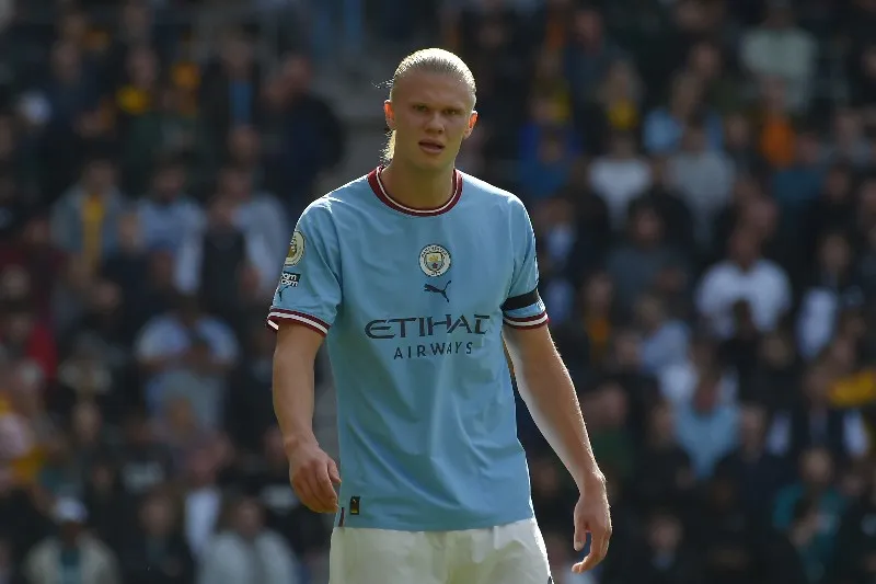 Erling Haaland con Manchester City
