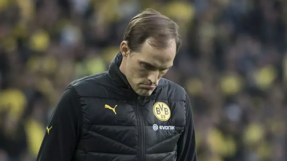Thomas cuando dirigia al Dortmund