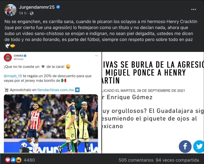 Mensaje de Jürgen Damm