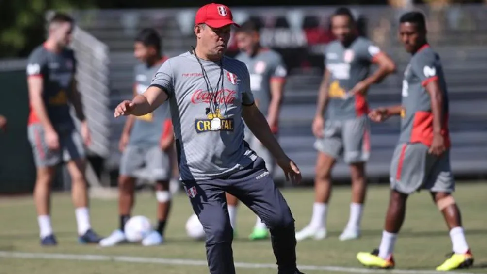 Juan Reynoso, técnico de la selección de Perú