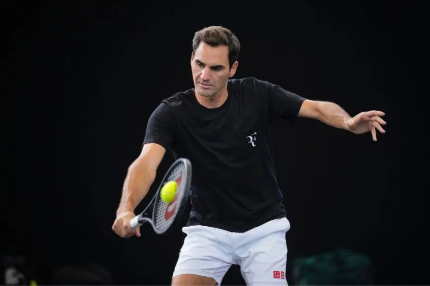 Roger Federer previo a la Laver Cup