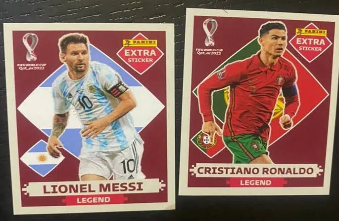 Estampas especiales de Messi y Cristiano