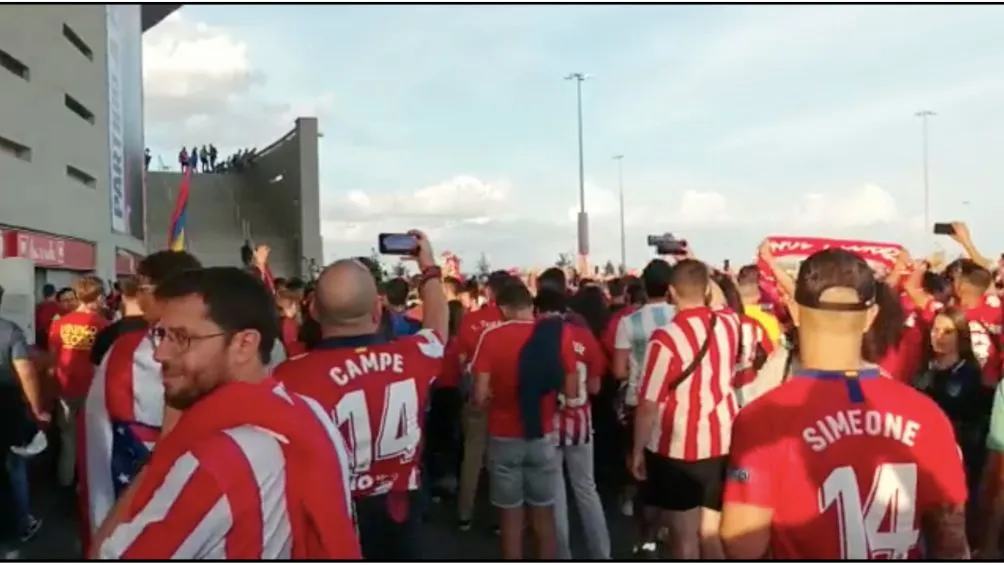 Aficionados del Atlético de Madrid
