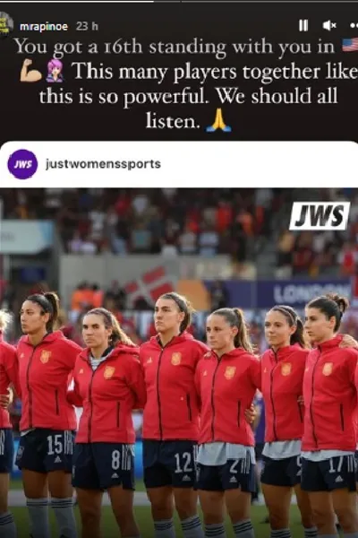 La muestra de solidaridad de Megan