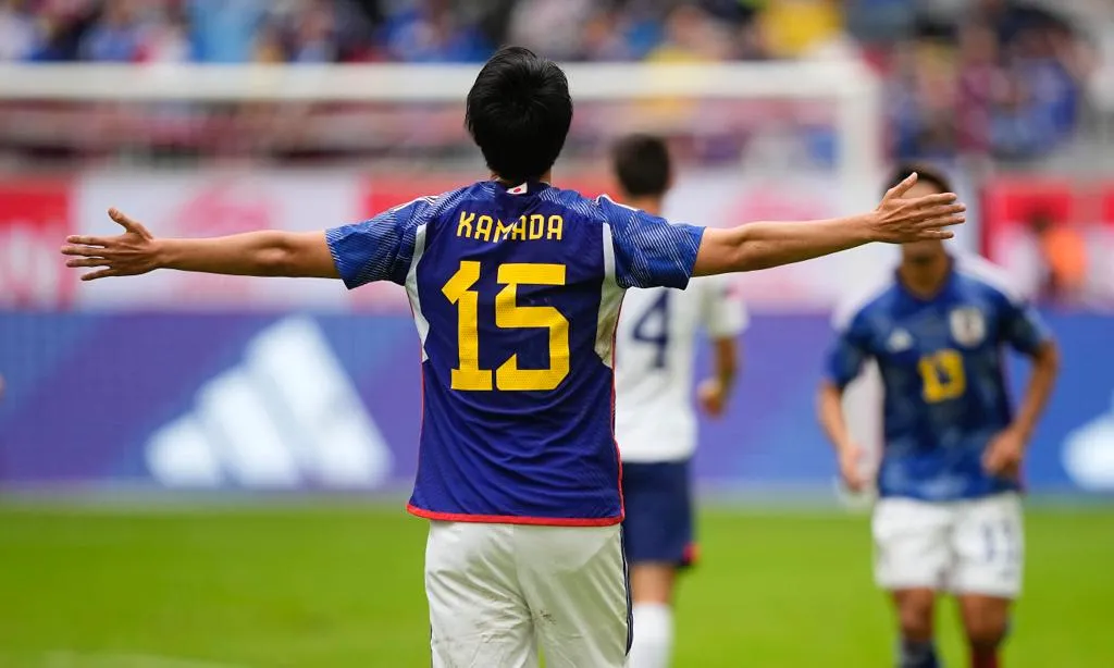 AP Kamada, autor del primer gol de Japón