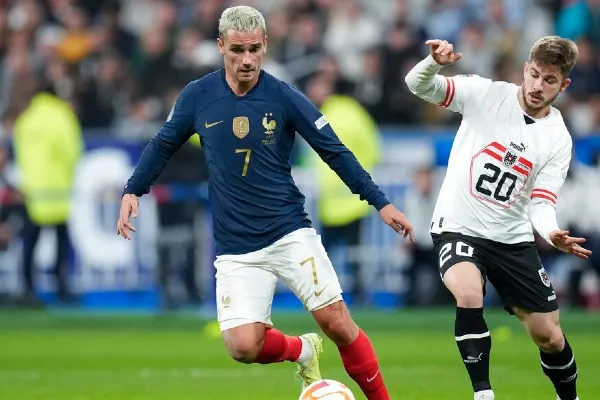 Griezmann con la Selección de Francia