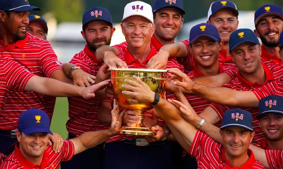 Los estadounidenses con la Copa