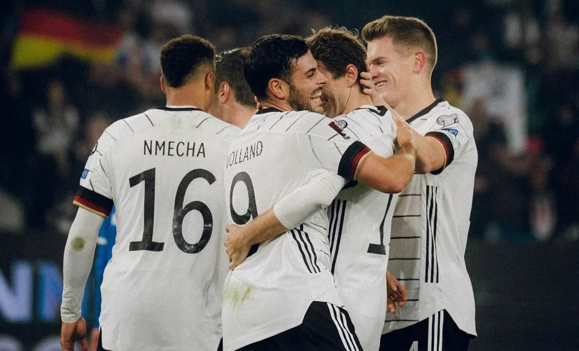 Selección Alemana festejando