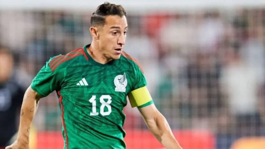 MEXSPORT Andrés Guardado durante un partido de México