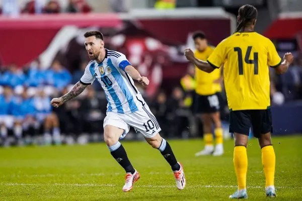 AP Messi con la Selección Argentina