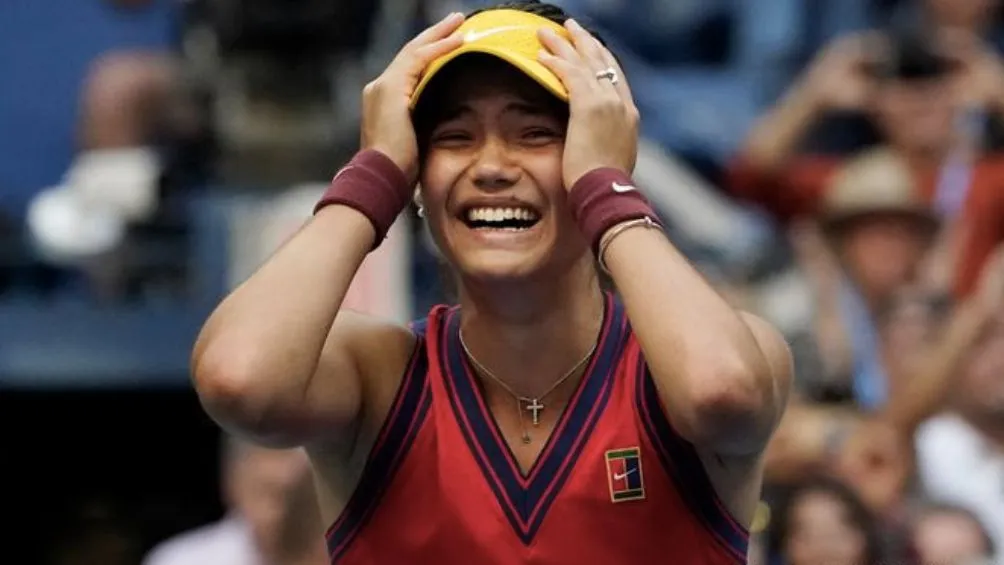 Emma celebra su victoria