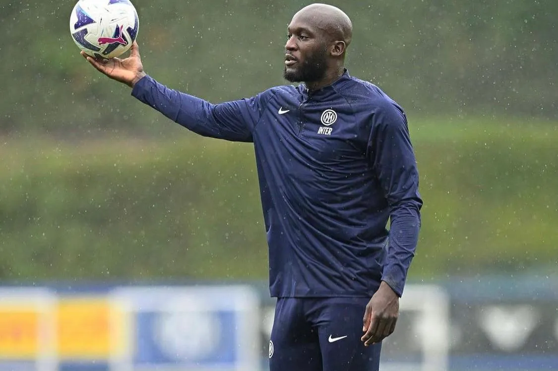 Romelu alistando su recuperación