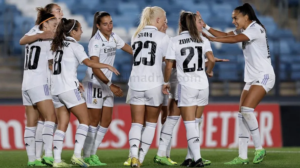 REAL MADRID Real Madrid femenino celebra su clasificación a Champions