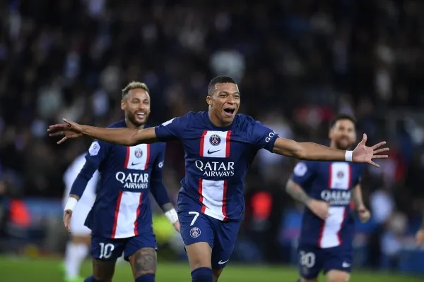 Kylian Mbappé con el PSG
