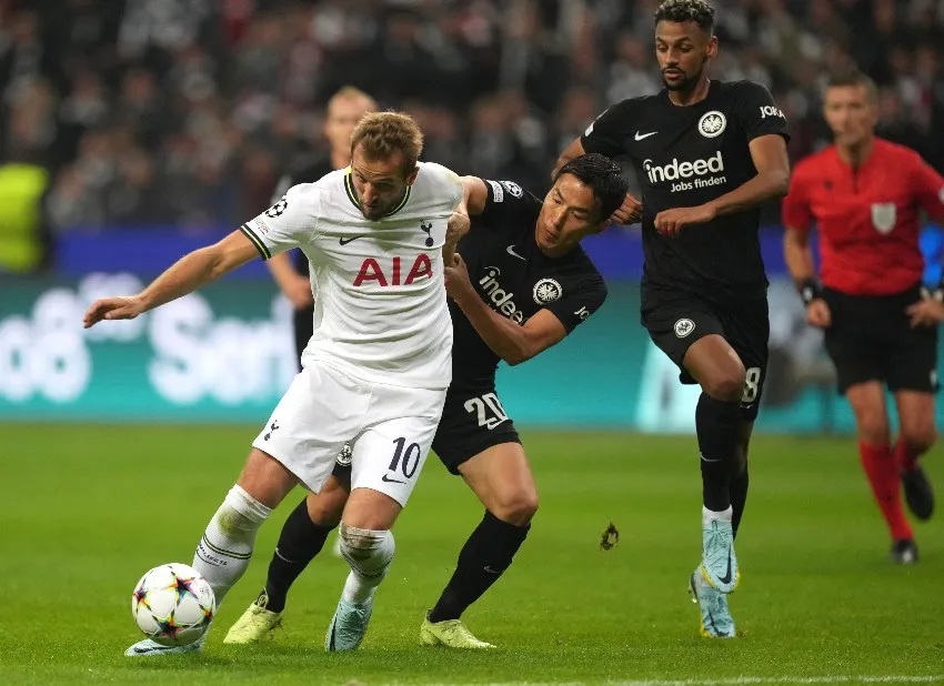 Frankfurt y Spurs empataron sin goles en Champions