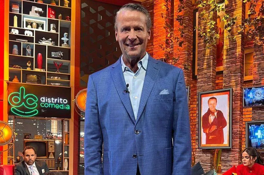 Alfredo Adame en un programa de televisión