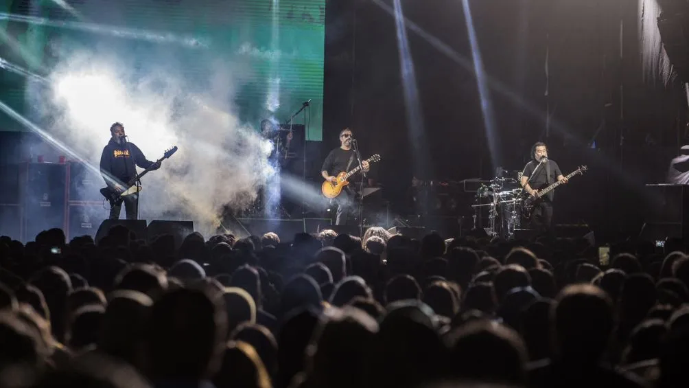 Molotov en su show en Concepción