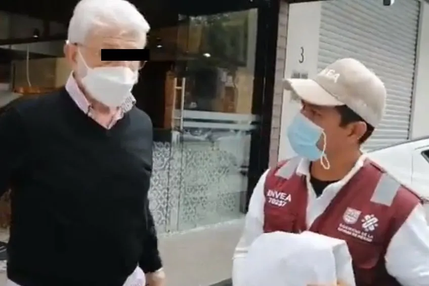 Daniel Tabe se molestó porque clausuraron su taquería