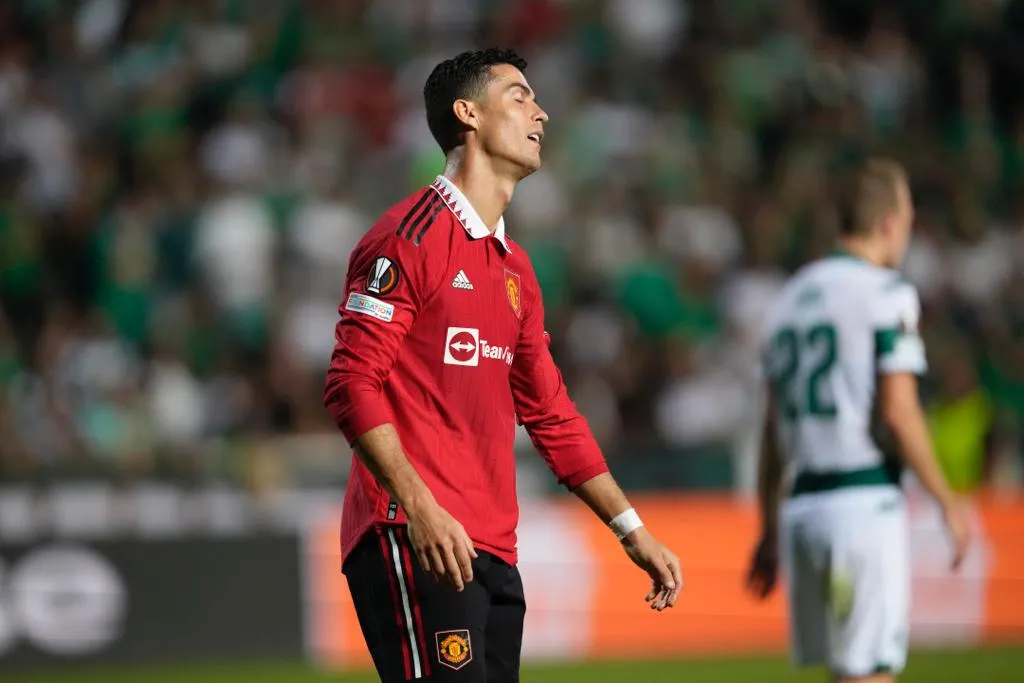 Cristiano tras fallar frente a la portería