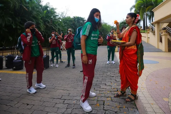 TWITTER @Miseleccionfem Tri Femenil llega a India