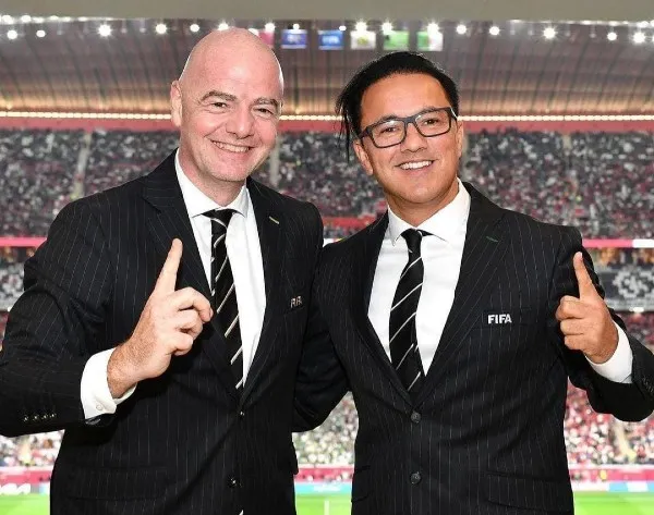 Gianni Infantino junto a RedOne
