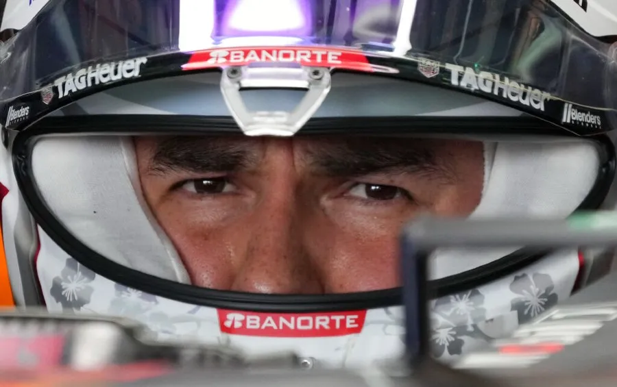 AP Checo Pérez durante la qualy