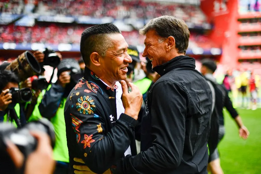 Ambriz y Cristante previo al Toluca vs Juárez