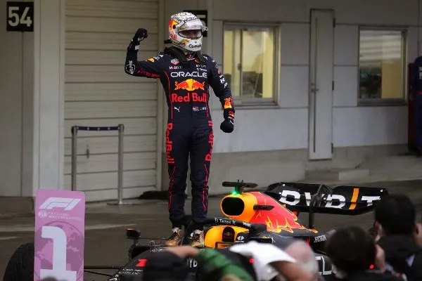 Max Verstappen en el GP de Japón 2022