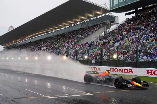 Max Verstappen en el GP de Japón 2022